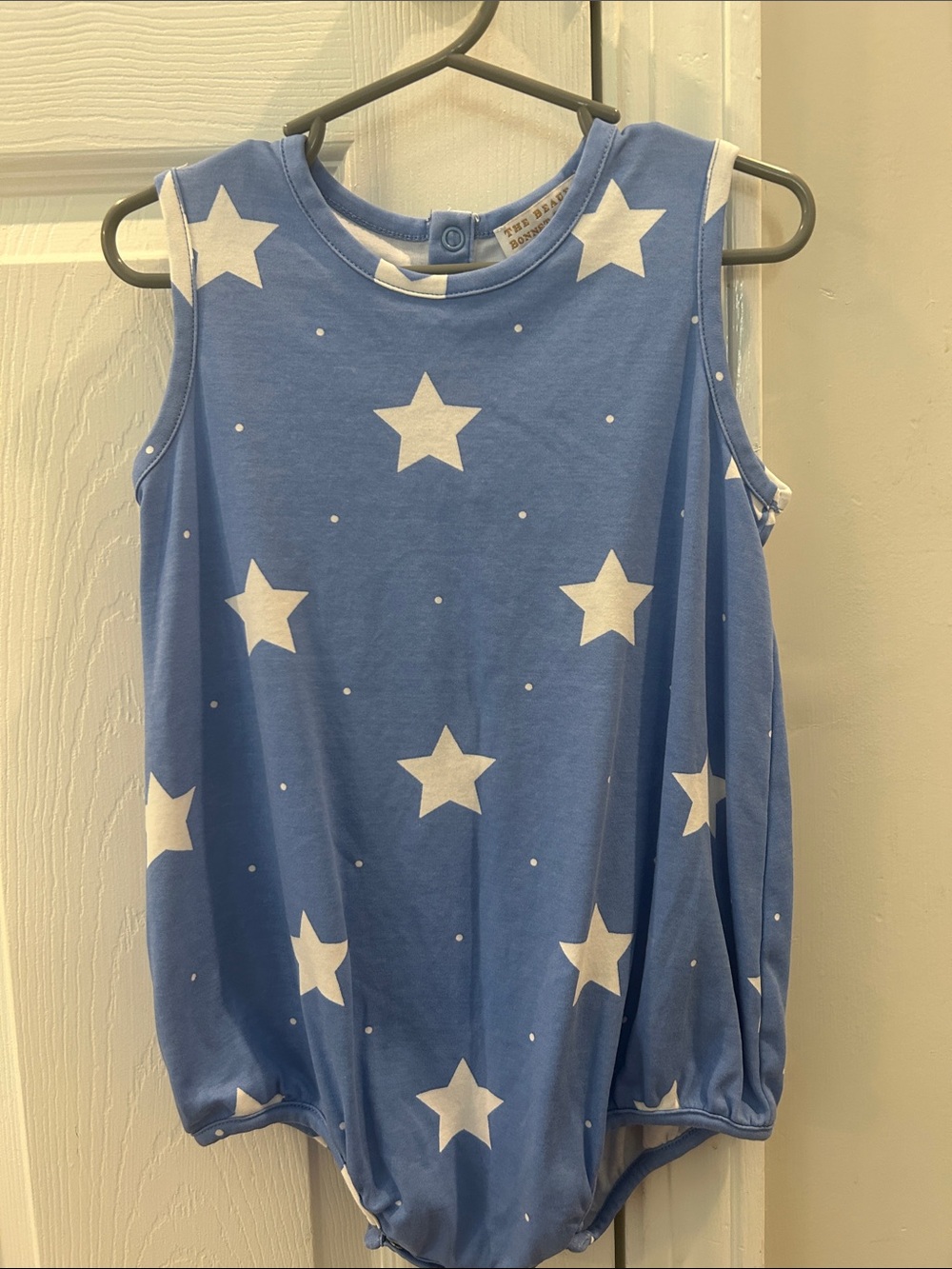 The Beaufort Bonnet Company Blue Star Print Tank One-Piece